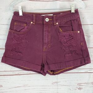 Bullhead Denim Co. Mom Short Distressed Size 5